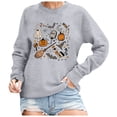thumbnail image 1 of VBARHMQRT Womens Hooded Sweatshirt Ladies' Loose Top Cute Print Hoodie, 1 of 4