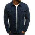 thumbnail image 1 of Mens Denim Jeans Jacket Short Slim Fit, 1 of 1