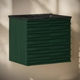 thumbnail image 3 of Cascade 24" Wall-Mounted Bathroom Vanity in Green Oak with Black 3-Hole Widespread Sink Top, 3 of 6