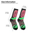 thumbnail image 2 of Uemuo Neon Desert Moon Printed Kids Boys Socks Seamless Crew Socks Crazy Funny Athletic Sport Socks for Children, 2 of 5