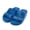 Dark Blue, variant on Boys Girls Double Buckle Slide Sandals, Non-Slip Cloud Slides for Kids, Soft Toddler Pillow Shower Bathroom Slippers Beach Pool Indoor Summer Home House Shoes