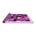 thumbnail image 2 of Ahgly Company Indoor Rectangle Abstract Purple Contemporary Area Rugs, 7' x 9', 2 of 4