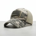 thumbnail image 5 of Jiibva American Flag Embroidered Baseball Hat Men USA Flag Net Mesh Baseball Breathable Cap for Outdoor, 5 of 7