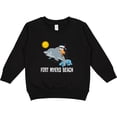 thumbnail image 2 of Inktastic Fort Myers Beach Florida Dolphin Toddler Sweatshirt, 2 of 4