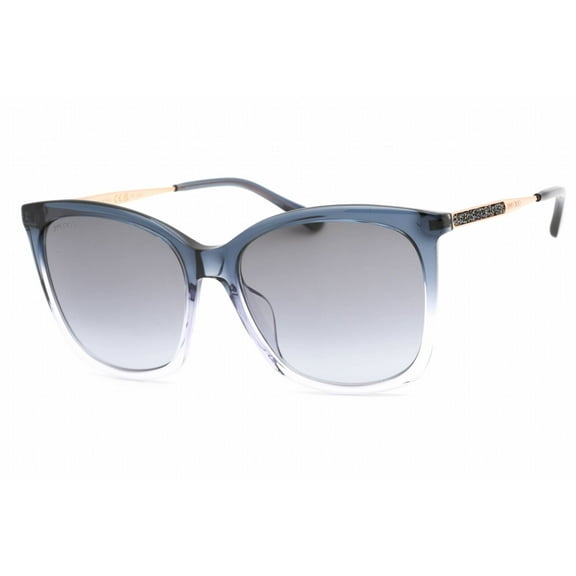 Jimmy Choo NEREA/G/S 0JQ4 GB Women's Blue Lilac Cat Eye Sunglasses