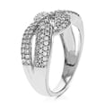 thumbnail image 6 of Vir Jewels 3/4 CTTW Lab Grown Diamond Engagement Ring in Sterling Silver Prong Size 6, 6 of 7