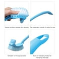 thumbnail image 4 of Toilet Brush Toilet Brush Plastic Toilet Brush Long Handle Bathroom Toilet Bowl Scrub Double Sided Cleaning Brush Brushes Toilet Brush Toilet Bowl Brush, 4 of 7