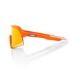 thumbnail image 6 of 100% Lightweight Unisex Sport Sunglasses, Soft Tact Neon Orange - Hiper Red Multilayer Mirror Lens, 6 of 7