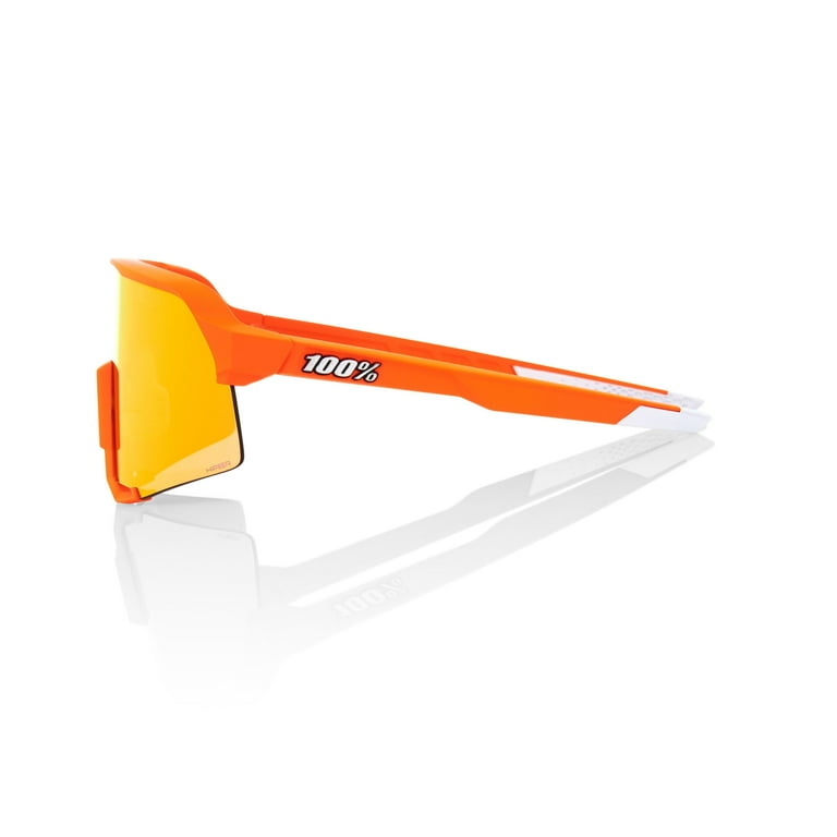 100% Lightweight Unisex Sport Sunglasses, Soft Tact Neon