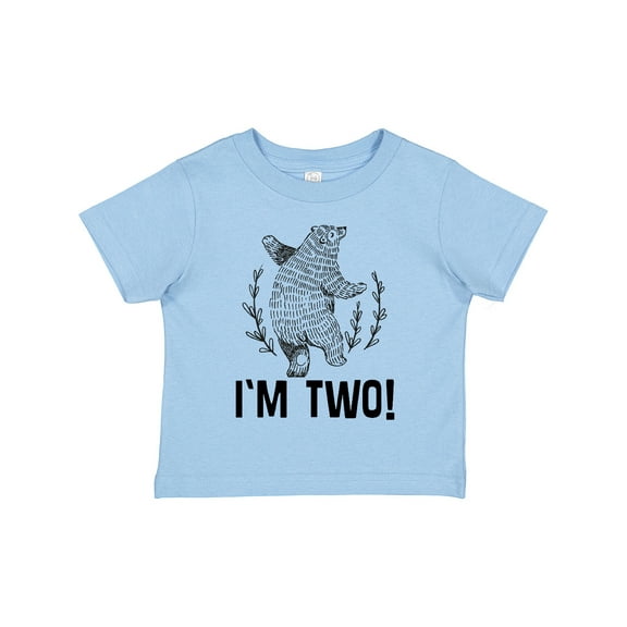 Inktastic 2nd Birthday Bear 2 Year Old Boy Boys or Girls Toddler T-Shirt