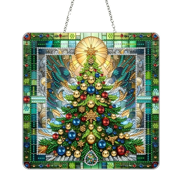Kit de manualidades JJFox DIY para árbol de Navidad acrílico de doble cara