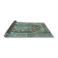 thumbnail image 2 of Ahgly Company Indoor Square Persian Light Blue Traditional Area Rugs, 4' Square, 2 of 4