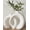 Matte White, variant on Interlocked Decorative Vase Set Of 2 Matte Cream White Ceramic For Home Decor