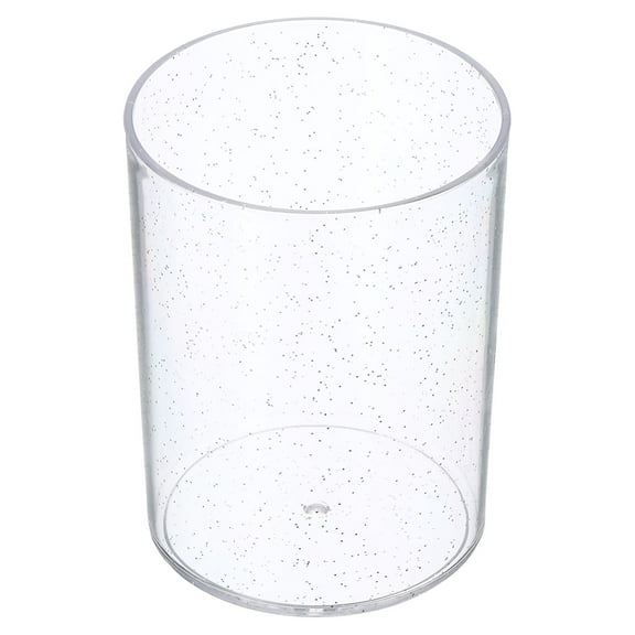 Uxcell Acrylic Pencil Holder, Clear Makeup Brush Holder Round Desktop Organizer
