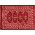 thumbnail image 1 of Ahgly Company Machine Washable Indoor Rectangle Southwestern Red Country Area Rugs, 7' x 9', 1 of 4