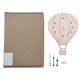 thumbnail image 3 of Hot Air Balloon Shaped Mute Wall Decorsative Clock Art Decors Wall Clock For Home Office (without B, 3 of 5