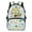 Colorful Dinosaur Pattern, variant on Uourmeti Large Capacity Bookbag for Travel Daily, Polyester Fabric Lightweight Book Bag, Wolf Lightning Design