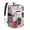 White-15, variant on Rustic Farmhouse Floral Print Backpack Cooler, Leakproof Waterproof Insulated Lunch Bag, Country Garden Bloom Pattern for Picnic, Hiking