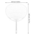 thumbnail image 6 of DIY White Plastic Japanese Fans for Crafts and Decorating 20 Pieces, 6 of 8