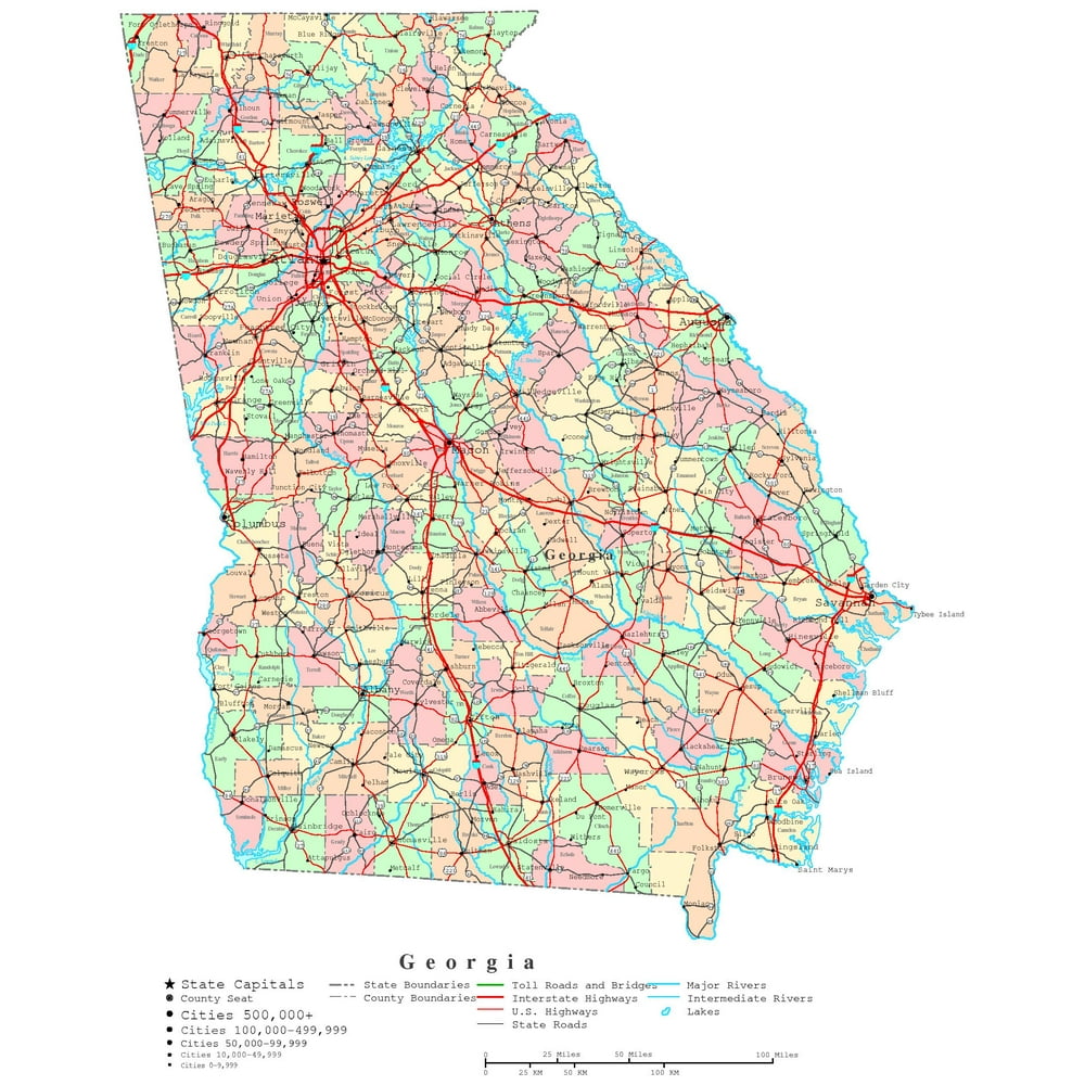 Ga Town Map