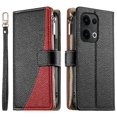 thumbnail image 2 of Funda cartera GANGXUN para OPPO Reno 13 , cuero PU con tarjetero, cremallera, correa de mano, soporte y protección 715°, 2 of 6
