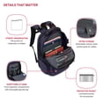 thumbnail image 4 of SWISSGEAR Stride ScanSmart Laptop Backpack, Peacoat Blue, Feature Packed for School, Travel, Everyday, 4 of 18