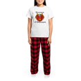thumbnail image 4 of CafePress - Brennan In Irish/English Women's Light Pajamas - Women's Short Sleeve Print T-Shirt and Pants Light Cotton Pajama Set, 4 of 7