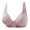 Purple, variant on GEWSEY Seamless Daisy Bras for Women Front Closure High Support Everyday Bras Full Coverage Cozy Wireless T Shirt Bras (Light Purple, 36B-36C)