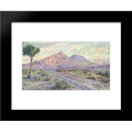 Hot spring in New Mexico 20x24 Framed Art Print by David