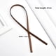 thumbnail image 3 of Correa de hombro de cuero genuino de tamaño pequeño para cesta MK, bolso de mano, accesorios de cinturón de repuesto extendidos para axilas, compra única, 3 of 5
