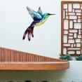 thumbnail image 3 of 4 adornos colgantes para decoración de pared de colibrí para puerta, sa de , dormitorio, patio Gloria Arte de la pared del colibrí, 3 of 9