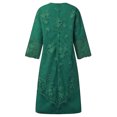 thumbnail image 4 of OSFVNOXV Plus Size Cocktail Dress for Women Lace Embroidered Formal Causal Wedding Guest Bride of the Mother Dress, 4 of 5