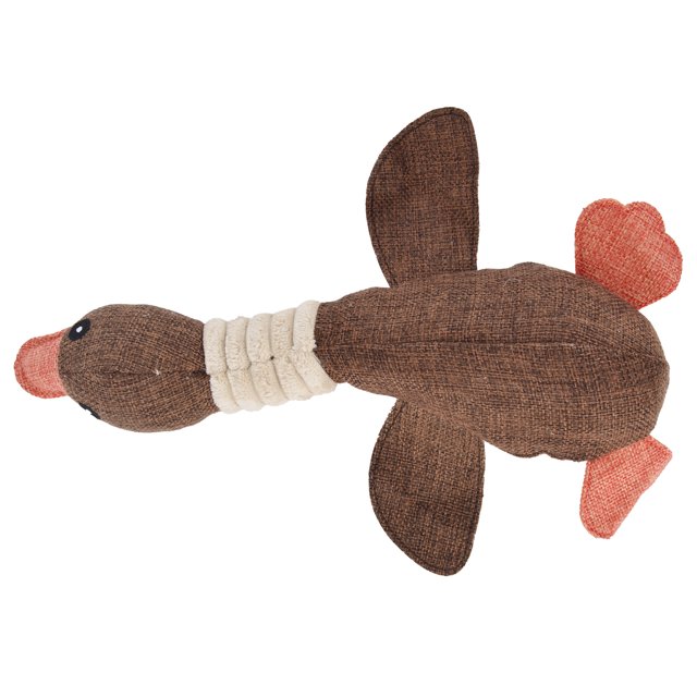 Dog Toy, Cute And Vivid Dog Biting Toy Durable And Bite-resistant With Plush Padding For Dog Training Brown