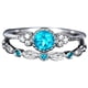 thumbnail image 2 of Anillos para mujer, regalos para mujer, nuevos anillos para parejas con circonitas y diamantes. Incluye dos anillos que se pueden combinar. Anillo para mujer., 2 of 4