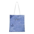 thumbnail image 1 of YFYANG Reusable Cotton Canvas Tote Shopping Bag, Retro Blue Dream Washable Portable Grocery Bag for Daily Travel, 1 of 8