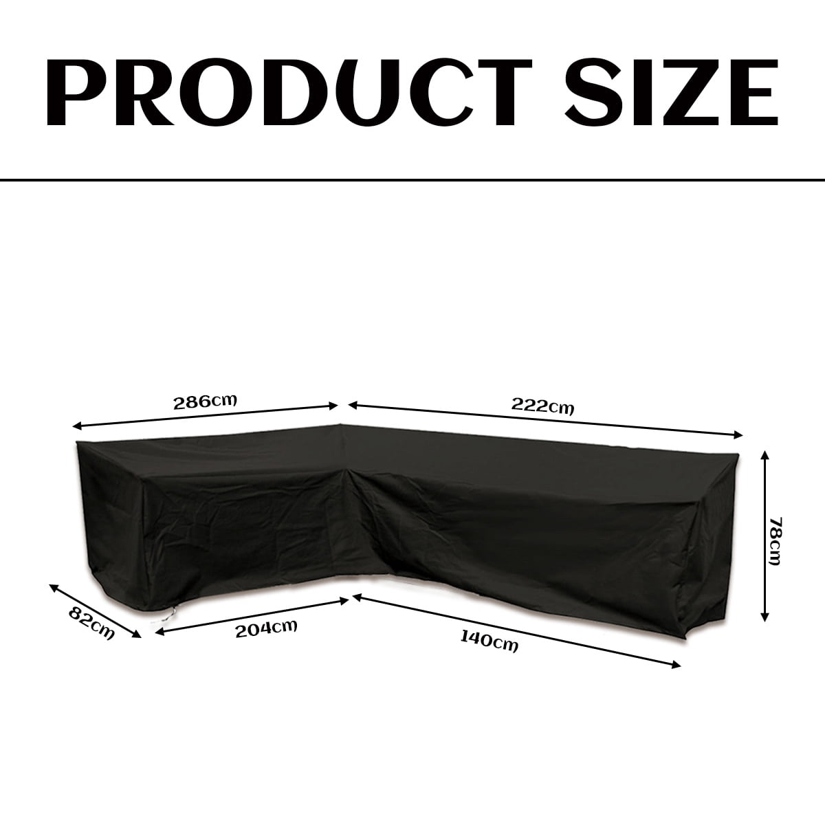 Outdoor Patio Furniture Covers Outdoor Patio Furniture Cover, L Shape Cover 210D Waterproof Corner Garden Rattan Sofa Protect Rain