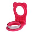 thumbnail image 4 of Ouitble Matrice de Découpe de Sandwich, Ronde en Acier Inoxydable, Protection des Mains, Presse à Pain, Coupe-Sandwich de Poche (Rose Rouge), 4 of 13