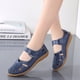 thumbnail image 3 of Sandalias de verano para mujer, zapatos con agujeros de talla grande, zapatos de cuero para mamá, zapatos de mujer de una sola capa, zapatos blancos transpirables para enfermera, 3 of 5