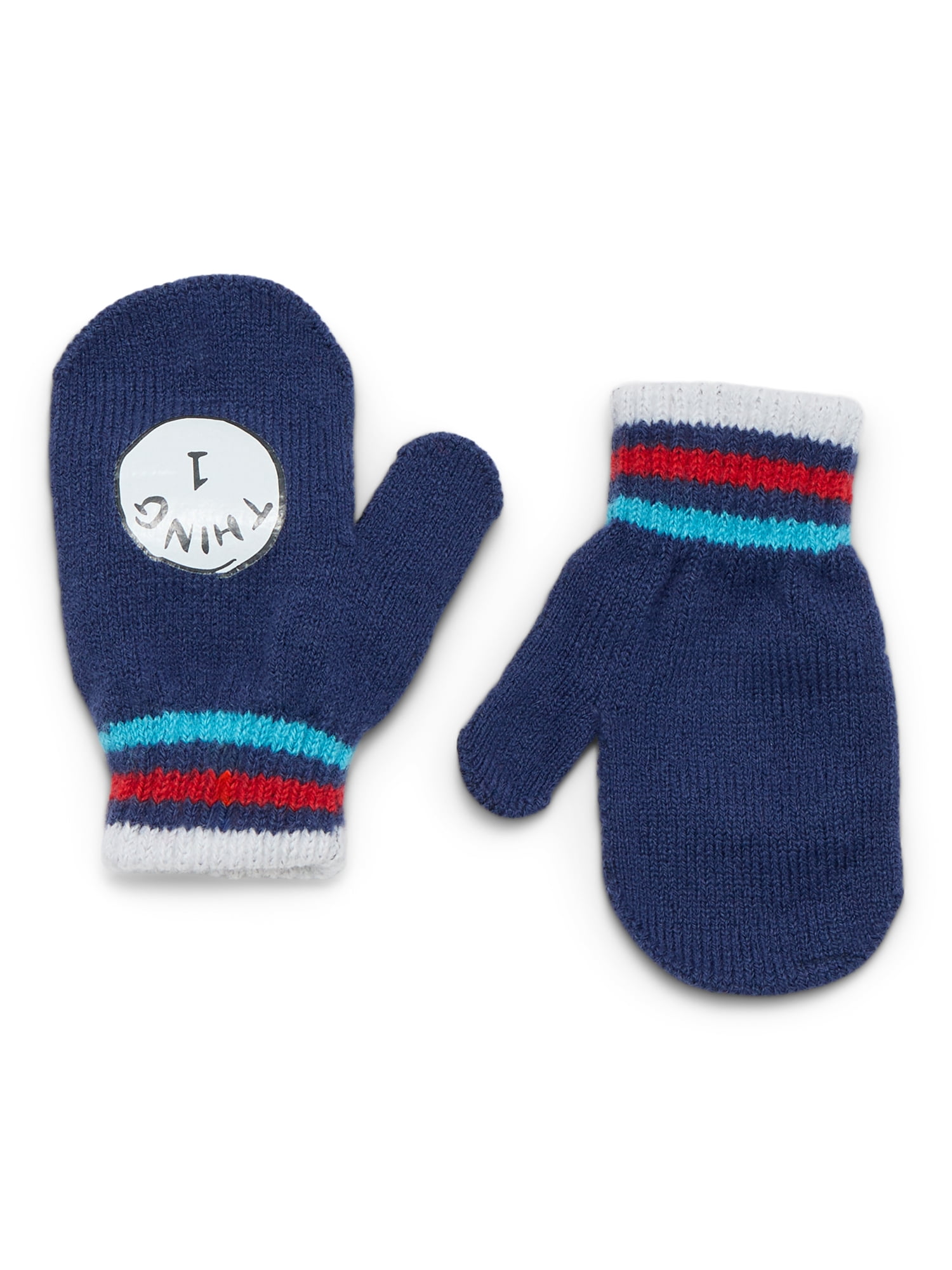 Dr. Suess Thing 1 and Thing 2 Toddler Beanie and Gloves Set, 3-Piece