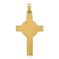 thumbnail image 4 of 14k Yellow Gold INRI Hollow Crucifix Pendant Charm, 4 of 4