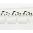 thumbnail image 6 of Under Cabinet Mug Hanger Set of 3 - Metal Hooks Coffee Cup Holder With 12 Hooks - Simple Organizer for Cabinet Shelf - Modern Storage Display Rack for Kitchen Coffee Bar, White, 6 of 11