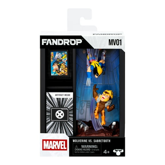 Fandrop Marvel W1 Figure 2Pk Wolverine Vs Sabretooth