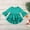 Mint Green, variant on Blczomt Crewneck Kids Shirts Girls Cotton Plain Green Top Ruffle Casual Long Sleeve Peplum Girls Blouse