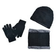 thumbnail image 4 of Xunlbb Scarf Set Winter Warm Hat Scarf Gloves Kids Winter Beanie Hat Warm Knit Thick Ski Cap And Scarf Gloves Set For Girls Boys Christmas Gift on Clearance, 4 of 5