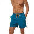 thumbnail image 2 of Floenr Mens Shorts,Men's Swimwear Running Surfing Sports Plus Size Beach Shorts Trunks Board Pants, 2 of 7