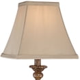 thumbnail image 3 of Regency Hill Alzano Cottage Accent Table Lamp 18" High Antique Distressed Light Bronze Square Shade for Bedroom Living Room Bedside Nightstand Office, 3 of 7