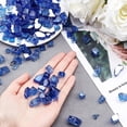 thumbnail image 3 of 1 caja de vidrio para fuego, vidrio templado reflectante azul, chips de 300 g, vidrio para fogatas, grava y cuentas de vidrio., 3 of 7