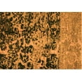 thumbnail image 1 of Ahgly Company Indoor Rectangle Abstract Orange Modern Area Rugs, 3' x 5', 1 of 4