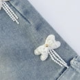 thumbnail image 5 of Tween Girls' Denim Shorts Kids Jeans Girls High Waist Denim Shorts Girls Clothes Summer Girls Shorts Size 12-13 Years, 5 of 9