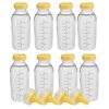 Medela Breastmilk Collection Storage Feeding Bottle with Lids-8 Pack (8 Bottl...